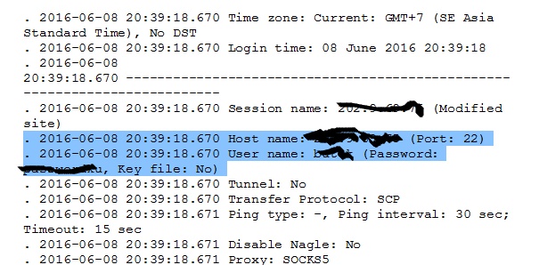 recover password winscp03