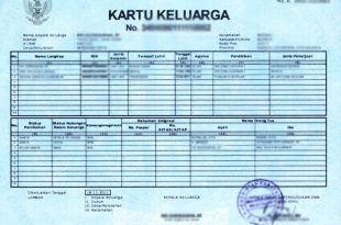 Cara Dan Syarat Membuat Kartu Keluarga Atau Kk